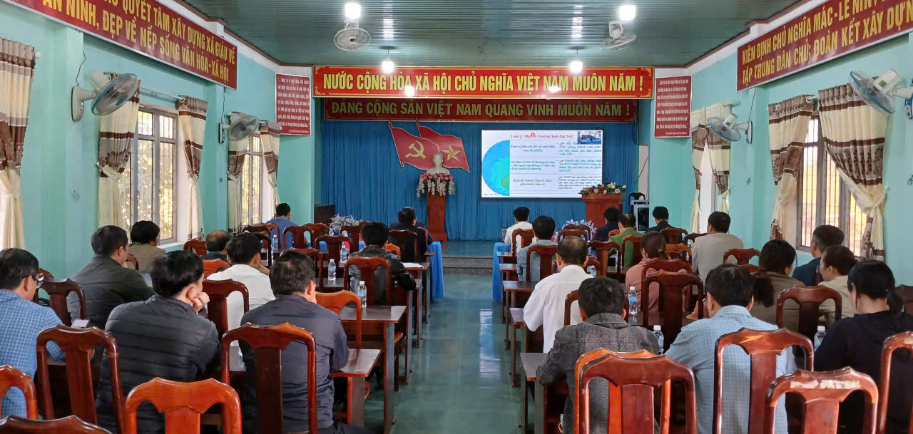 Xã Krông Nô tổ chức kết nối Hội nghị toàn quốc hướng dẫn nghiệp vụ công tác bầu cử đại biểu Quốc hội khóa XVI và đại biểu HĐND các cấp nhiệm kỳ 2026 – 2031