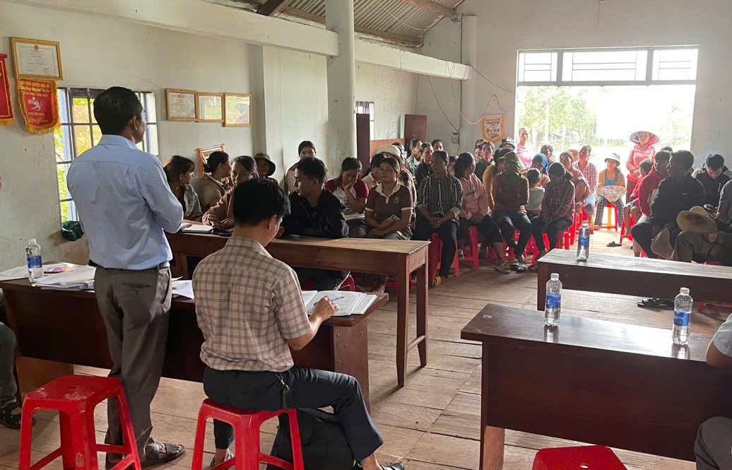 Xã Krông Nô hoàn tất công tác rà soát hộ nghèo, hộ cận nghèo năm 2025