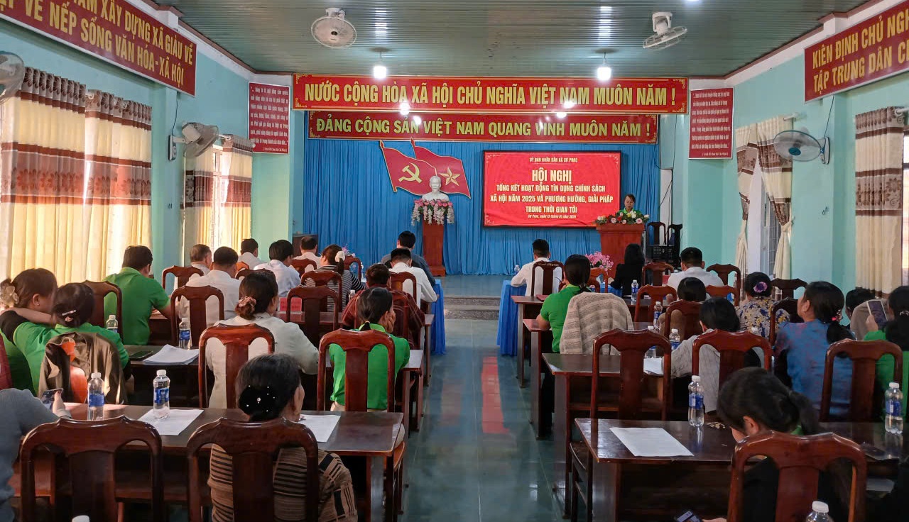 Xã Krông Nô tổng kết hoạt động tín dụng chính sách xã hội năm 2025: Nguồn vốn ưu đãi tiếp tục phát huy hiệu quả