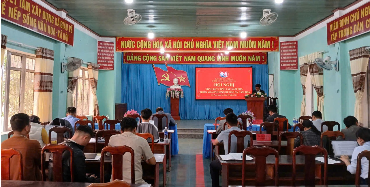 Chi bộ UBND xã Krông Nô tổng kết công tác Đảng năm 2025, triển nhiệm vụ năm 2026