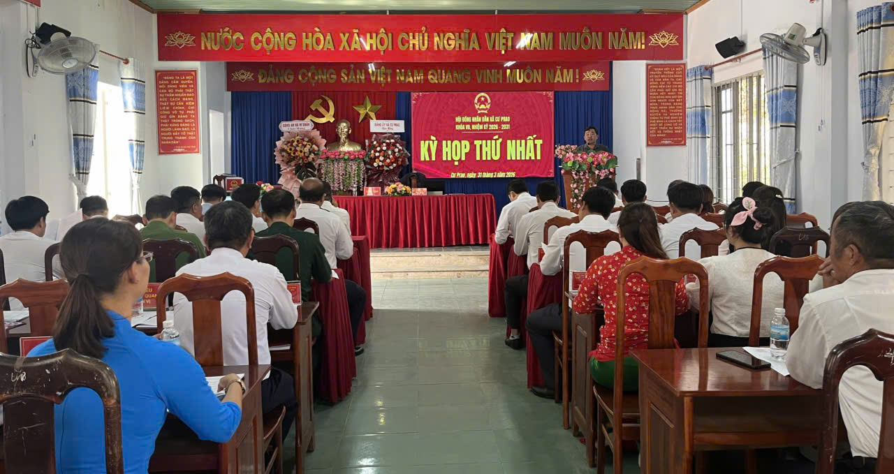 HĐND xã Krông Nô tổ chức Kỳ họp thứ Nhất, HĐND xã khóa VII, nhiệm kỳ 2026 - 2031